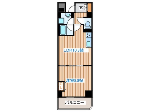 ラピスラズリ榴岡の物件間取画像